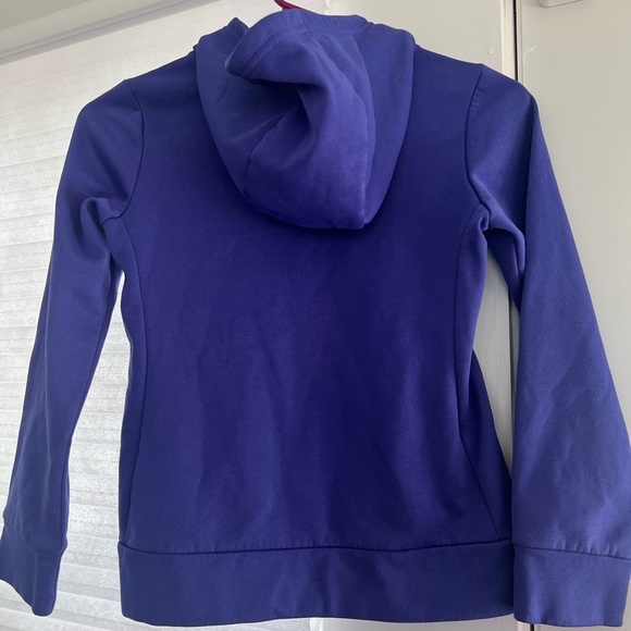 Girls Nike Just Do It Youth Hoodie Purple Sz Small Pre-owned DTI-Fit (8-20) - Picture 2 of 6